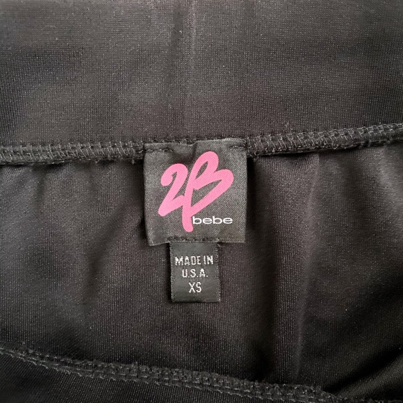 2B Bebe Black Pencil Skirt - Picture 4 of 4